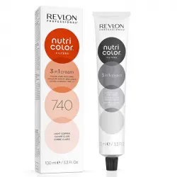 Revlon - Coloración Nutri Color Filters 3 en 1 Cream 100ml - 740: Cobre Claro