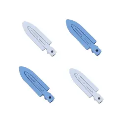 Soho - Pinza De Pelo Cuerdo Pinzas y horquillas 4 pieces Plata female