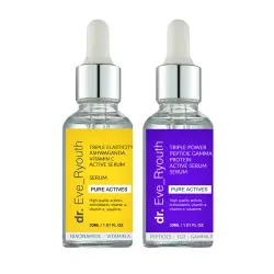 Trío de sueros activos Set de tratamiento facial