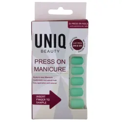 UNIQ - Haga Clic/presione En Las Uñas De Manicura Uñas postizas y diseños de uñas 24 pieces Menta