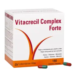 Viñas - Complemento alimenticio cabello y uñas Vitacrecil Complex Forte 180 cápsulas Viñas.