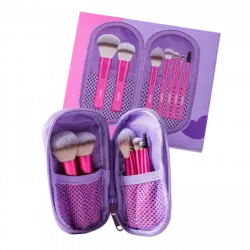 ¡15% DTO! Set de Brochas de Maquillaje Pocket Glam 7/1