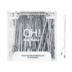 Oh My Hair Horquillas Plateadas