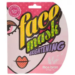Bling Pop - Mascarilla facial iluminadora con Salvado de Arroz