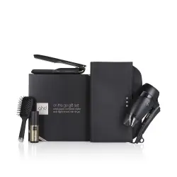 ghd set de viaje, plancha de pelo inalámbrica unplugged y Secador flight