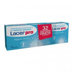 Lacer - 64 Comprimidos Limpieza Prótesis Dental Pro Tabs