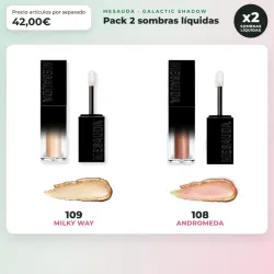 Mesauda - Pack 2 sombras líquidas Galactic Shadow - 109: Milky Way + 108: Andromeda