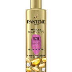 Pantene - Champú Miracle Serum Rizos Definidos Con Aceite De Ricino Pro-V