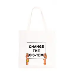 Change The Cis-Tem Tote Bag