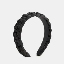 Diadema Doble Trenza Acolchada Another Love Negro