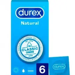 Durex Natural Plus Easy On 6 unidades