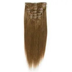 Fashiongirl - Extensiones Con Clip Fashiongirl #60 Rubio Platino - 65 Cm Extensiones de cabello 1 pieces unisex