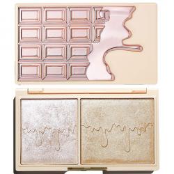 I Heart Revolution - Paleta de iluminadores Chocolate Mini - Rose Gold Glow