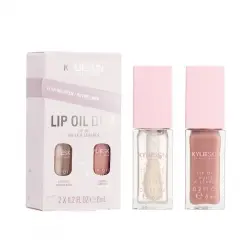 KYLIE COSMETICS - Skin Lip Oil Duo Aceites labiales 6 ml Marrón claro unisex