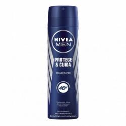 Nivea Desodorante Spray For Men Protege Y Cuida, 200 ml