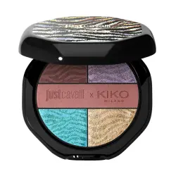 Paleta con 5 sombras de ojos con acabado mate y metalizado Just Cavalli X Kiko Milano Gaze Wardrobe Eyeshadow Palette