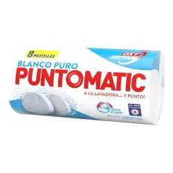 Puntomatic Blanco Puro 8 und Detergente en Pastillas
