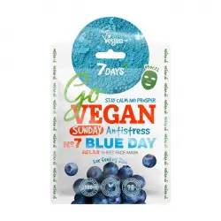 7 Days - Mascarilla facial Go Vegan - Sunday Blue Day