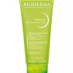 Bioderma - Gel Limpiador Intensivo Anti-acné Sébium Gel Moussant Actif 200 Ml