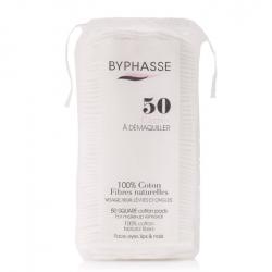 Byphasse - Discos de algodón cuadrados - 50 unidades