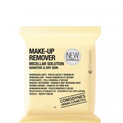 Comodynes - Toallitas Make-Up Remover Micellar Solution Piel Seca/Sensible