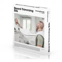 InnovaGoods - Babero recoge barba para afeitado Beard-Trimming Bib