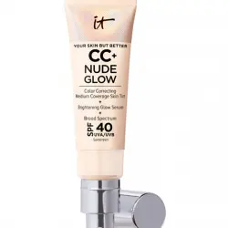 IT Cosmetics - Base de maquillaje CC+ Nude Glow SPF 40+ It Cosmetics.