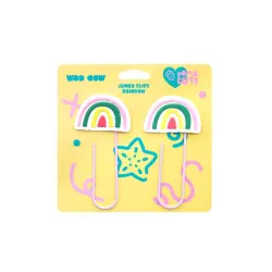 Jumbo Clips Marcapáginas Rainbow