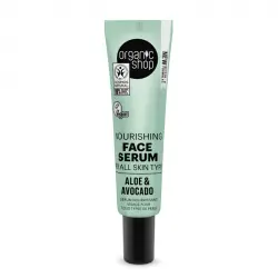 Organic Shop - Sérum facial nutritivo - Aloe y Aguacate