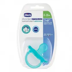 Chicco Chupete Physio Soft 16-36M Silicona Azul 1 UN 1.0 pieces