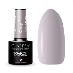 Claresa - Esmalte semipermanente Soak off - 210: Gray