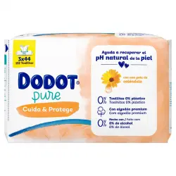 Dodot - TOALLITAS PURE CUIDA & PROTEGE PARA BEBÉ Manoplas de baño 480 g unisex