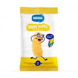 Happy Puffs Maíz Natural Snack a base de maíz 28 gr