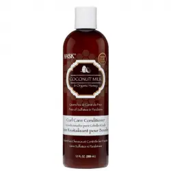 Hask - Acondicionador para cabello rizado - Coconut Milk & Organic Honey 355 ml