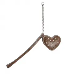 Leather Heart Charm 23 gr  Woo oow