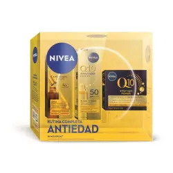 Pack Q10 Rutina Completa Antiedad Sérum + Fluido FP50 + Crema de Noche 120 ml