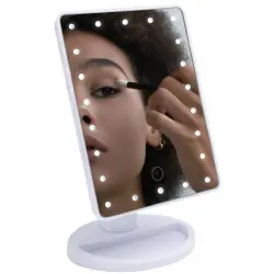 Thulos - Espejo de maquillaje 180° con Iluminación LED TH-BY06