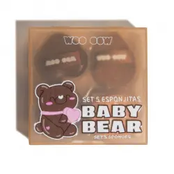 Set 5 Esponjitas Baby Bear 6 gr