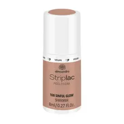 Alessandro - Striplac Peel Or Soak Lacas de uñas 8 ml 108 - SINFUL GLOW