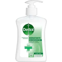 Dettol Antibacterias Aloe Vera 250 ml Jabón de Manos