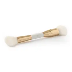 Diana Piriz Cosmetics - Brocha doble de maquillaje crema y polvo - 01