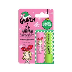 Dr. PAWPAW - *The Grinch* - Dúo de cuidado labial - Candy Cane Lip Scrub & Peach Pink