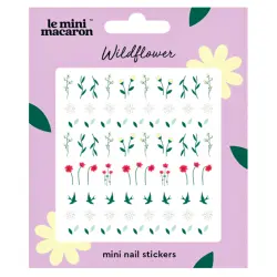Le Mini Macaron Mini Nail Stickers Wildflowers, 7 gr