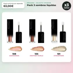 Mesauda - Pack 3 sombras líquidas Galactic Shadow - 108: Andromeda + 105: Another World + 101: Atmosphere