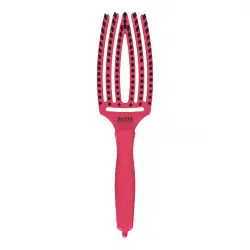 Olivia Garden - Cepillo para cabello Fingerbrush Combo Medium - Hot Pink