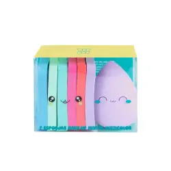 Set 7 Esponjas Makeup Mixtas Multiusos 40 gr