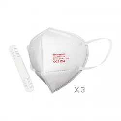 VCare - Mascarilla FFP2 NR Adulto Vcare (3 unid).