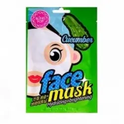 Bling Pop Bling Pop Mascarilla Facial Hidratante e Iluminadora Pepino, 28 gr