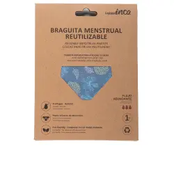 Braguita Menstrual absorción super #azul talla M