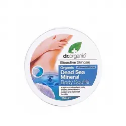 Dr Organic - Crema suflé corporal con Minerales del Mar Muerto